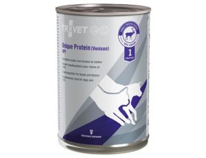 Trovet Unique Protein UPV Dziczyzna dla psa i kota puszka 400g