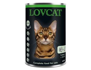 Lovcat Best Turkey & Duck puszka 400g