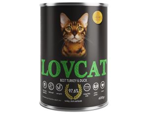 Lovcat Best Turkey & Duck puszka 400g - 2