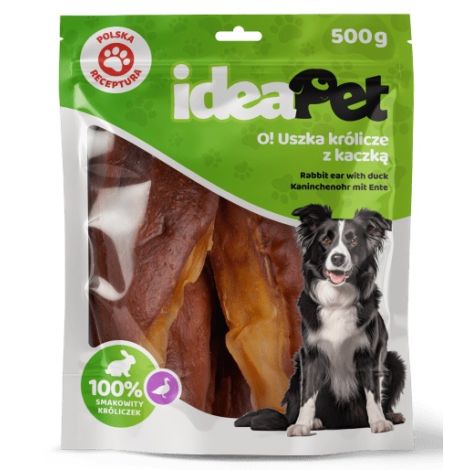 IdeaPet Uszka królicze z kaczką 500g - 2