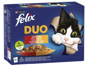 Felix Fantastic Duo Wiejskie Smaki galaretka saszetki 12x85g