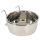 Zolux Miska zawieszana Inox 12cm 0,56L [475111]
