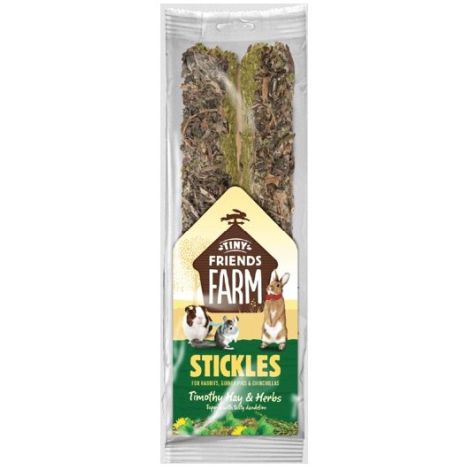 Supreme Petfoods Tiny Friends Farm Stickles Timothy Hay & Herbs 100g