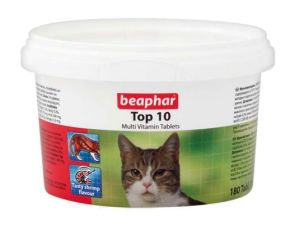 Beaphar TOP 10 Cat - preparat witaminowy z tauryną dla kota 180tabl.