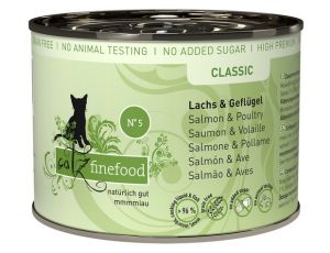 Catz Finefood Classic N.05 Łosoś i drób puszka 200g