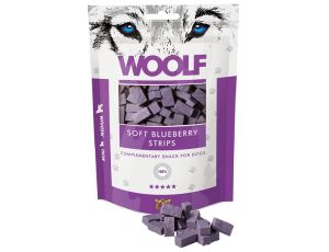 Woolf Soft Blueberry Strips 100g