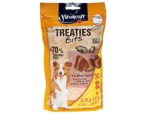 Vitakraft Dog Treaties Bits - Smaczne Kawałki - wątroba 144g (20% gratis)