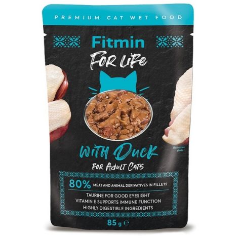 Fitmin Cat For Life Adult Duck saszetka 85g