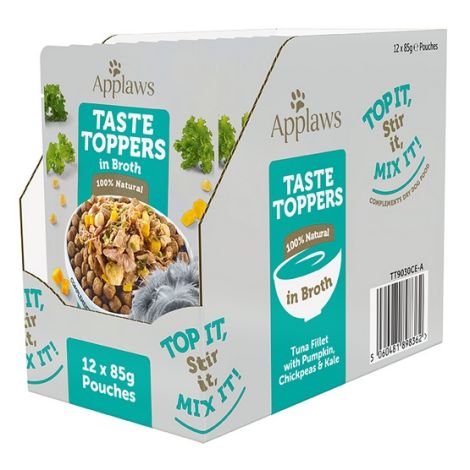 Applaws Taste Toppers Saszetka dla psa - tuńczyk, dynia i ciecierzyca w sosie 85g - 4