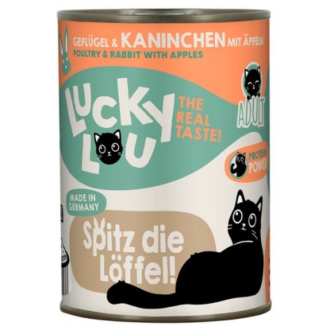 Lucky Lou Lifestage Adult Drób i królik puszka 400g - 4