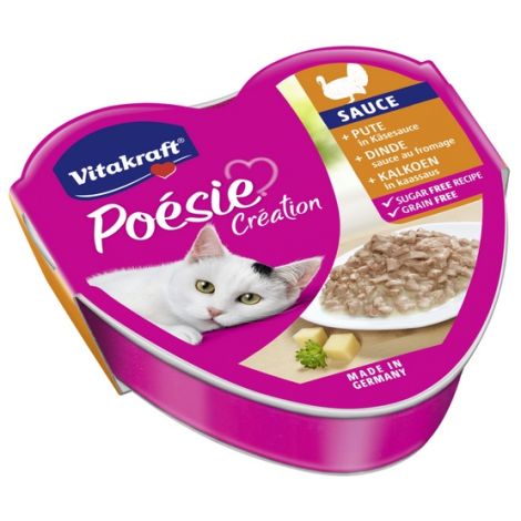 Vitakraft Poesie sos indyk z serem tacka 85g