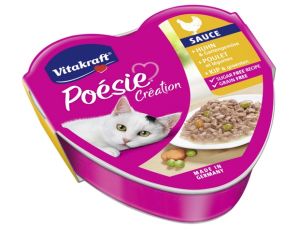 Vitakraft Poesie sos kurczak z warzywami tacka 85g