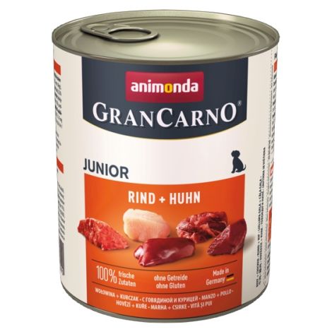 Animonda GranCarno Original Adult Rind Huhn Wołowina + Kurczak puszka 800g - 2