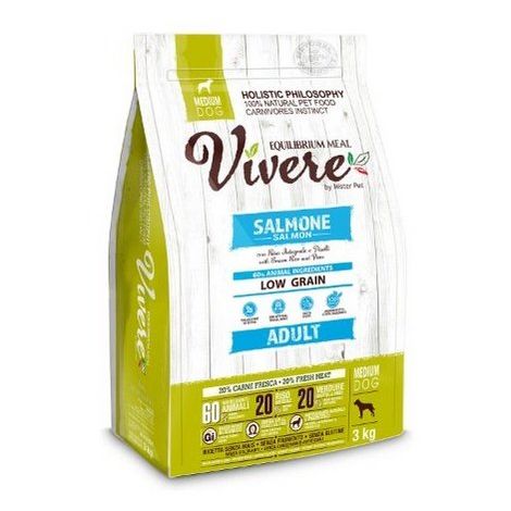 Vivere Dog Medium Adult Salmon 3kg