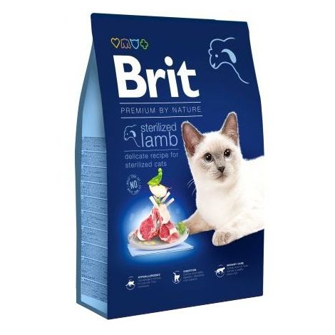 Brit Premium By Nature Cat Sterilized Lamb 300g