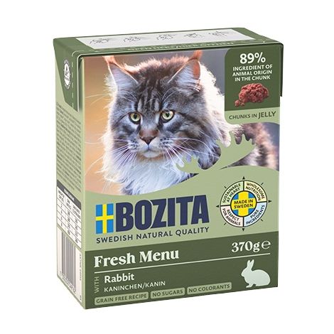 Bozita z Królikiem kawałki w galaretce kartonik 370g