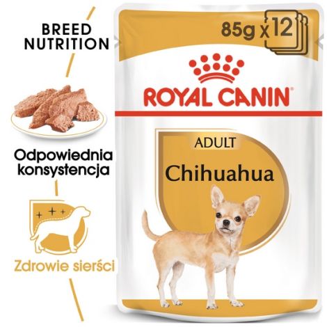 Royal Canin Chihuahua Adult karma mokra – pasztet, dla psów dorosłych rasy chihuahua saszetka 85g