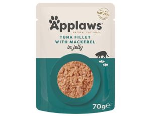 Applaws saszetka dla kota tuńczyk z makrelą w galaretce 70g