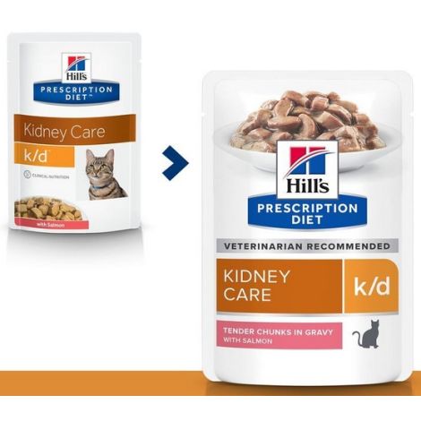 Hill's Prescription Diet k/d Feline Łosoś saszetka 85g - 2