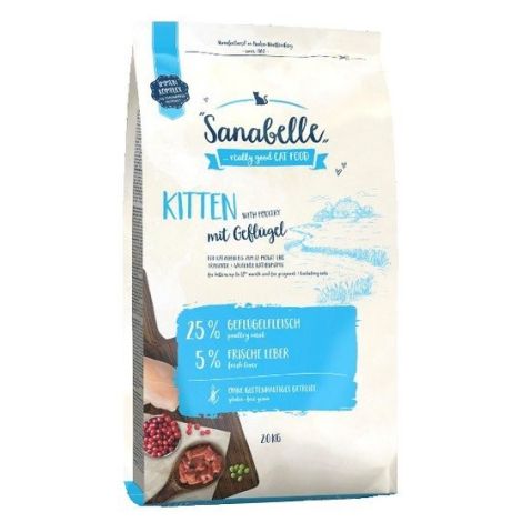 Sanabelle Kitten z drobiem 400g