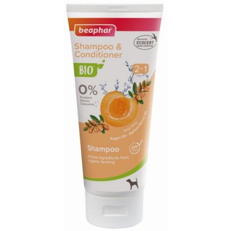 Beaphar BIO Shampoo & Conditioner 2in1 - organiczny szampon 2w1 dla psów 200ml