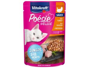 Vitakraft Poesie Deli Sauce Junior indyk saszetka 85g