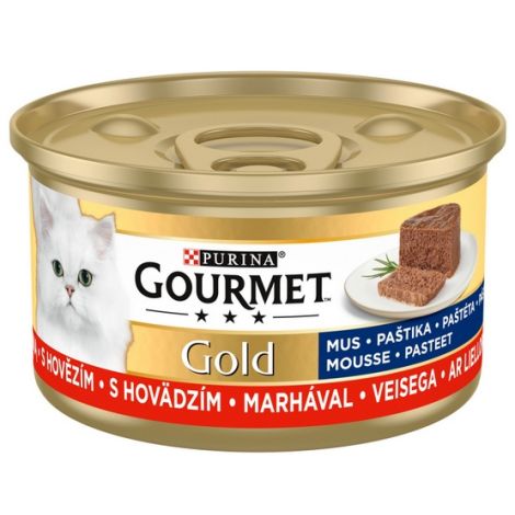 Gourmet Gold Mus z Wołowiną 85g - 2