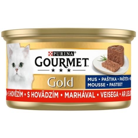 Gourmet Gold Mus z Wołowiną 85g