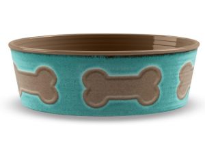 TarHong Best Best Bone Emboss miska teal duża 22cm/2L