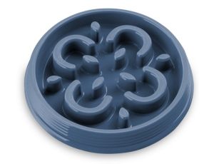 TarHong Slow Chow Medalion Indigo miska spowalniająca jedzenie mała 17,8cm/0,25L
