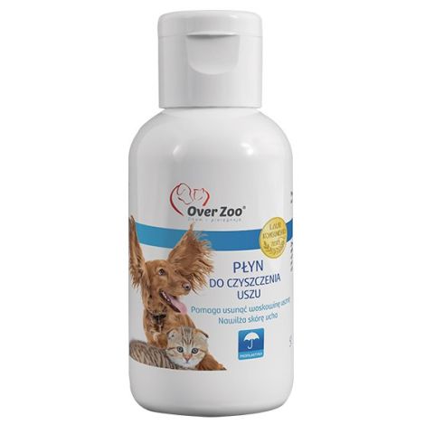 Over Zoo Płyn do czyszczenia uszu dla psa i kota 50ml