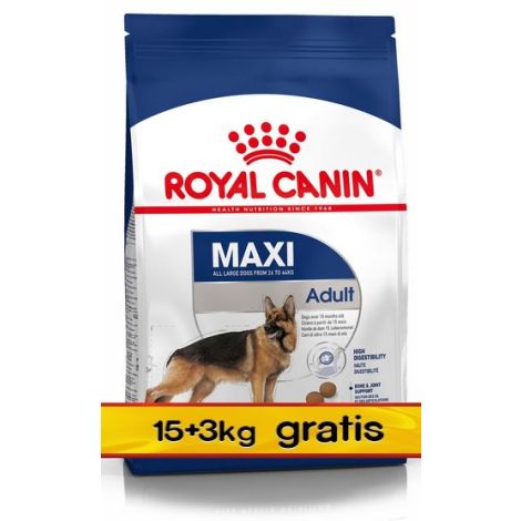 Royal Canin Maxi Adult karma sucha dla psów dorosłych, do 5 roku życia, ras dużych 18kg (15+3kg) - 3