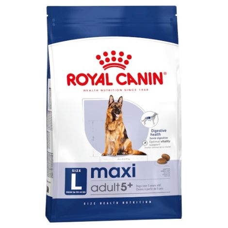 Royal Canin Maxi Adult 5+ karma sucha dla psów starszych, od 5 do 8 roku życia, ras dużych 15kg