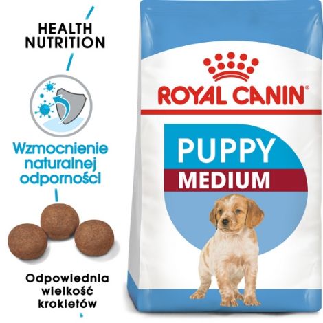 Royal Canin Medium Puppy karma sucha dla szczeniąt, od 2 do 12 miesiąca, ras średnich 1kg