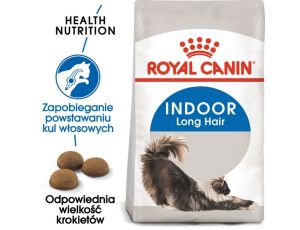 Royal Canin Indoor Long Hair karma sucha dla kotów dorosłych, długowłose, przebywających wyłącznie w domu 10kg