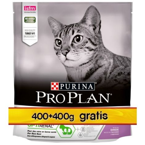 Purina Pro Plan Cat Sterilised Renal Adult Indyk 800g (400+400g gratis) - 2