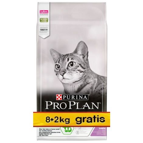 Purina Pro Plan Cat Sterilised Renal Adult Indyk 10kg (8+2kg gratis) - 2