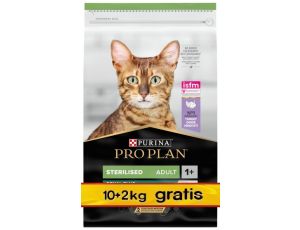 Purina Pro Plan Cat Sterilised Renal Adult Indyk 12kg (10+2kg gratis)