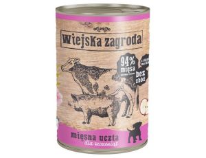 Wiejska Zagroda Mięsna uczta Puppy puszka 400g - 2
