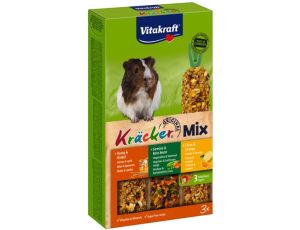 Vitakraft Kracker 3szt Świnka morska Mix - Miód/Warzywa/Cytryna 168g [25226]