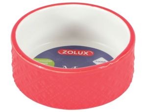 Zolux Miska gres dla gryzoni 100ml czerwona [206616]