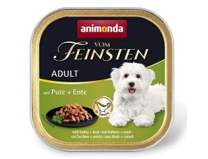 Animonda vom Feinsten Dog Adult Indyk i Kaczka w sosie tacka 150g