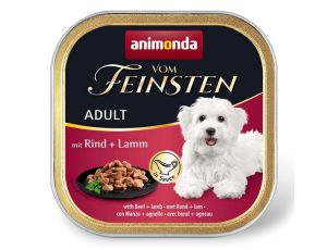 Animonda vom Feinsten Dog Adult Wołowina i Jagnięcina w sosie tacka 150g