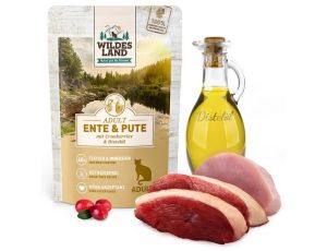 Wildes Land Cat Classic Adult Ente & Pute saszetka 100g - 2