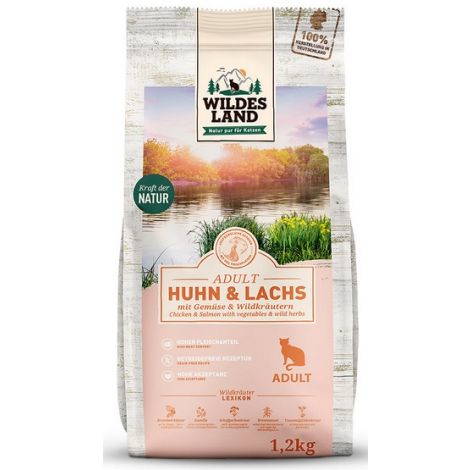 Wildes Land Cat Classic Adult Huhn & Lachs 1,2kg