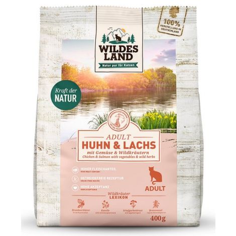 Wildes Land Cat Classic Adult Huhn & Lachs 400g