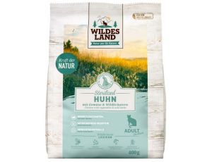 Wildes Land Cat Classic Adult Sterilised Huhn 400g