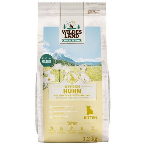 Wildes Land Cat Classic Kitten Huhn 1,2kg