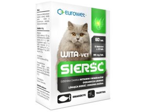 Wita-Vet Kot Sierść 60tabl. - 2