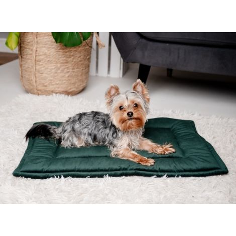 MIMIKO Pets Mata Velvet 70x50cm butelkowa zieleń - 2